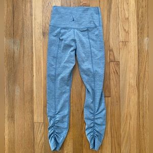 Nike Dri Fit High Waisted, Ruched Yoga Leggings